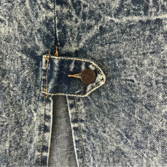 Vintage Jean St. Tropez Denim Skirt Midi Acid Wash Size 5 - Picture 3 of 8